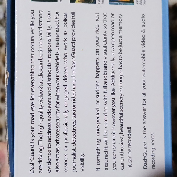 NWT DashGuard Vehicle HD Dashboard Cam DVR - Picture 4 of 14